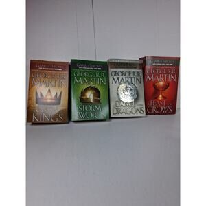 Sealed Game of Thrones A Song of Ice and Fire George R.R. Martin 4 Book Box Set